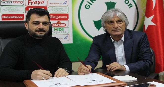Giresunspor’da Kemal Kılıç resmen göreve başladı