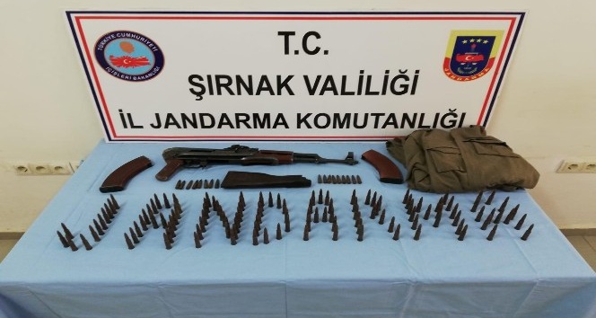 Şırnak’ta PKK’lılara ait mühimmat ele geçirildi