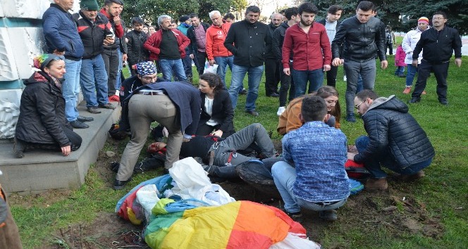 Ordu’da yamaç paraşütü teleferik tellerine takılıp yere çakıldı: 2 ağır yaralı