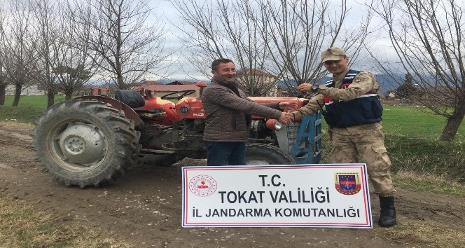 Tokat’ta çalınan traktör Erbaa’da bulundu