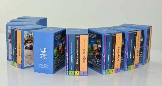 Aliağa Belediyesi’nden altı kitaplık dev kültür seti