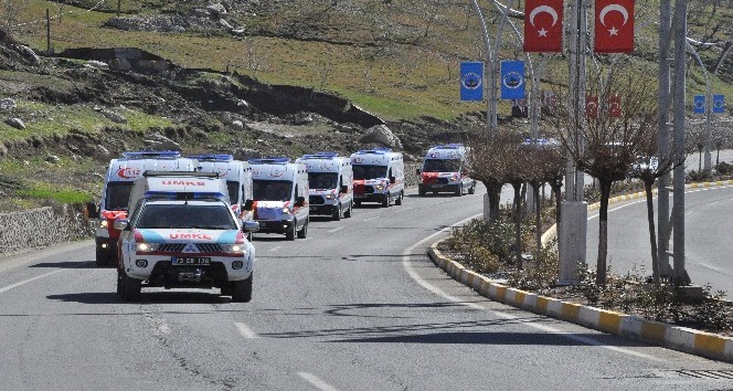 Şırnak’ta 6 yeni ambulans hizmete girdi