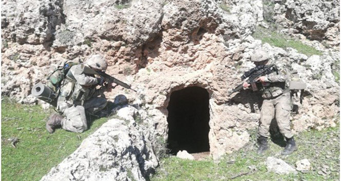 PKK'lÄ± terÃ¶ristlerin kullandÄ±ÄÄ± 35 maÄara tespit edildi