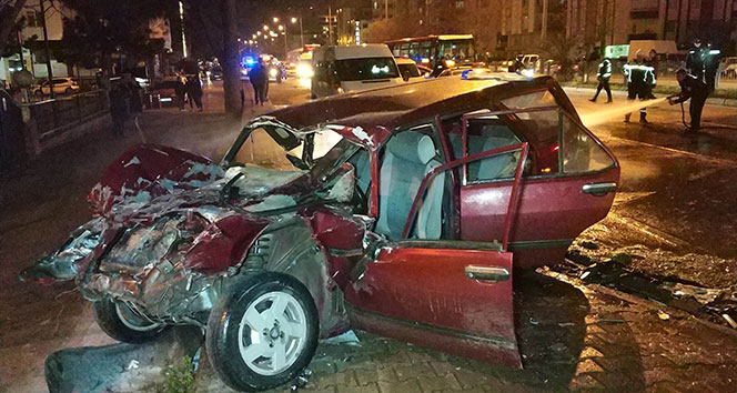 Samsun&#039;da 5 aracın karıştığı kazada 4 kişi yaralandı