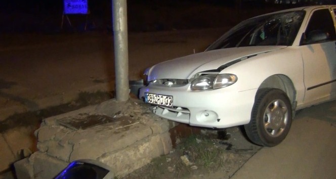 Kırıkkale’de sürat kaza getirdi: 2 yaralı