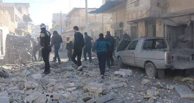 Suriye rejimi sivilleri vurmaya devam ediyor: 5 ağır yaralı