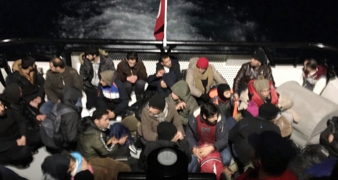 Bodrum’da 46 kaçak göçmen yakalandı