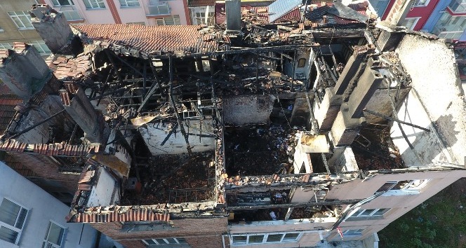 Sinop’taki ev yangını