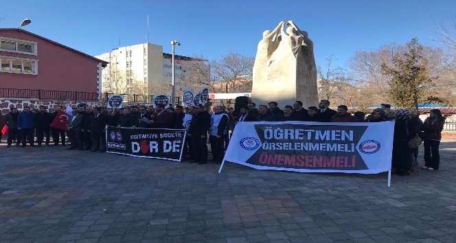 Öğretmene pompalı tüfekle saldırı kınandı