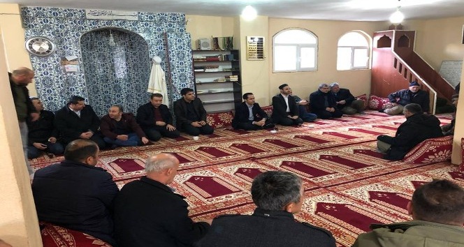 Uludere Kaymakamı Yakınoğlu, taziye ziyaretinde bulundu