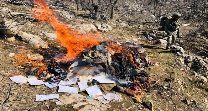 Gabar’da mühimmat ele geçirildi