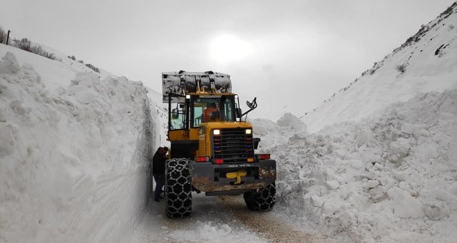 Yaylalarda karla mücadele devam ediyor