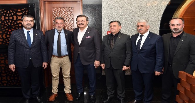 Tunceli TSO’dan Başkan Hisarcıklıoğlu’na  ziyaret