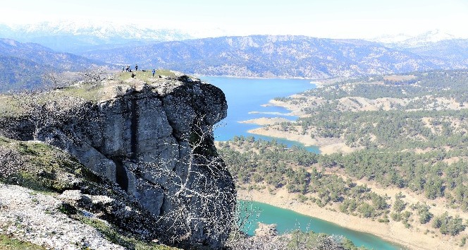 Güredil Kalesi havadan görüntülendi