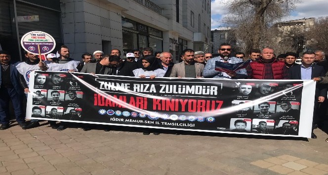Iğdır’da STK’lar Sisi’yi kınadı