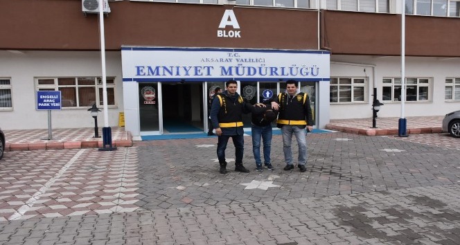 Malatya’dan Aksaray’a gelerek 7 hırsızlık olayına karışan zanlı tutuklandı