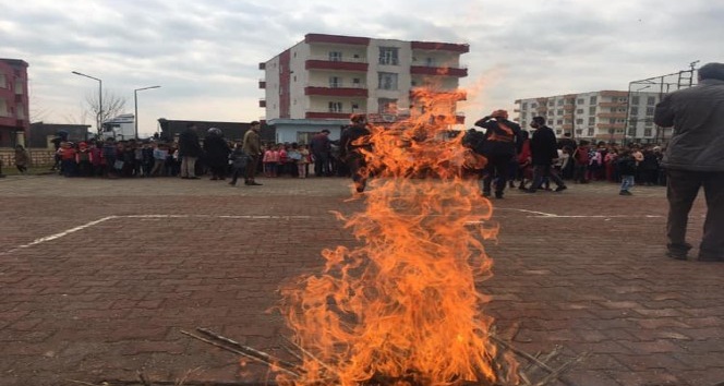 Kozluk’ta öğrencilere yönelik yangın tatbikatı