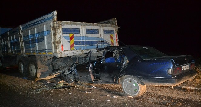 Şuhut’ta trafik kazası: 1 ölü 1 yaralı