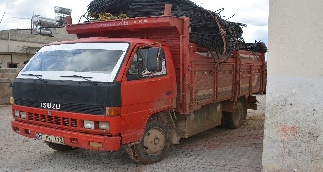 Sulama borusunu çalan şahıs tutuklandı