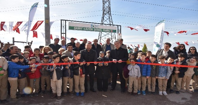 Serdar Şehitr Cafer Şenol Parkı açıldı