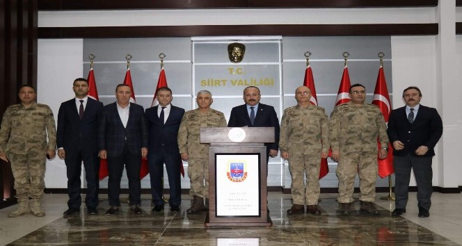 Jandarma Genel Komutanı Orgeneral Arif Çetin, Vali Atik’i ziyaret etti