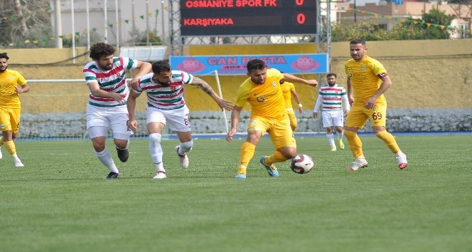 TFF 3. Lig: Osmaniyespor FK: 0 - Karşıyaka: 0