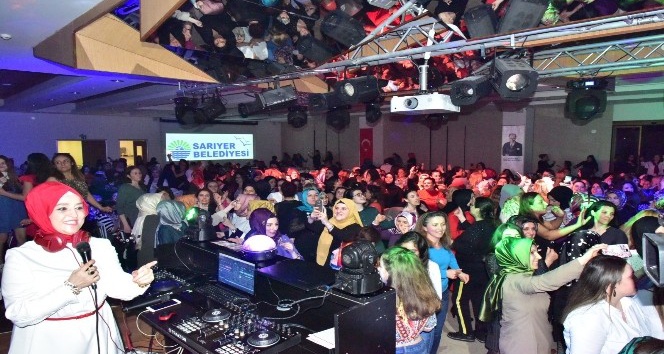 Dj Fatma Civelek Sarıyerli kadınlara unutulmaz bir gece yaşattı