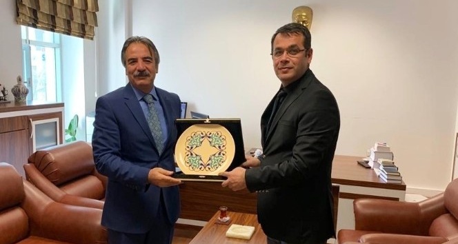 Rektör Bağlı, Kırşehir Cumhuriyet Başsavcısı Bilal Gümüş’ü ziyaret etti