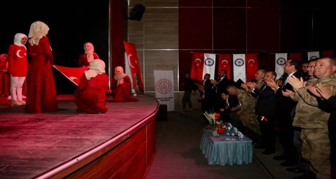 Şırnak’ta İstiklal Marşı’nın Kabulü etkinliği
