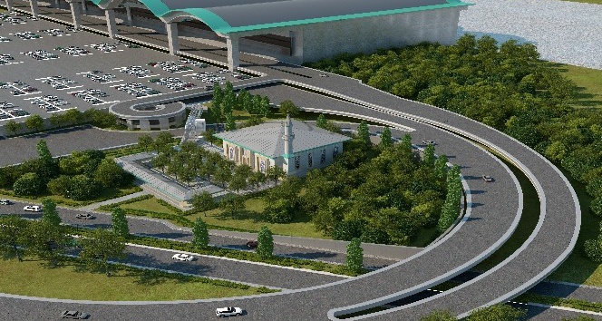 Sabiha Gökçen Havalimanı için 2 bin 800 kişi kapasiteli cami projesinin temeli atıldı