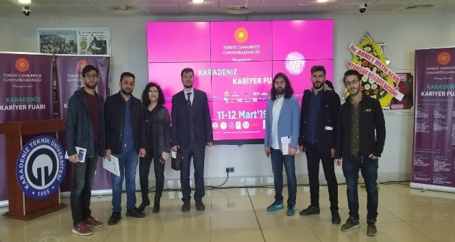 Bayburt Üniversitesi öğrencileri Karadeniz Kariyer Fuarına katıldı