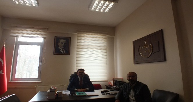 İHA muhabirinden Cumhuriyet Savcısı Borcaktepe’ye ziyaret