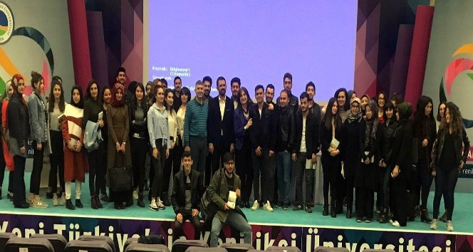 Kırşehir’li yazar Tolga Akpınar, KAEÜ’sinde  konferans verdi