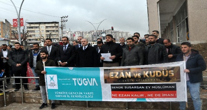 Şırnak’ta ezan ve cami saldırısı protestosu