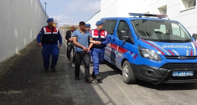 Karaman’da kablo hırsızları tutuklandı
