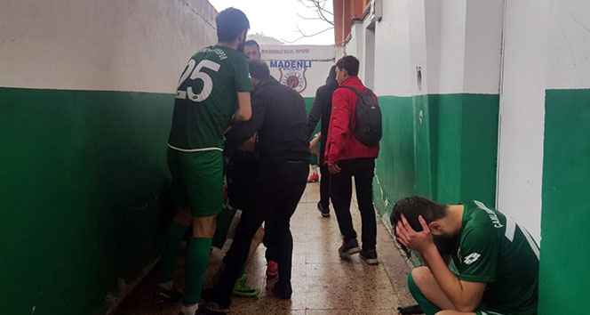 Rize'de amatÃ¶r maÃ§ta olay Ã§Ä±ktÄ±