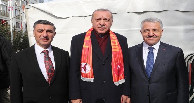 Cumhurbaşkanı Erdoğan’dan Cumhur ittifakı Başkan adayı Nazik’e destek
