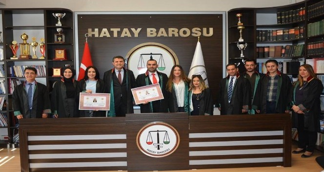 Hatay Barosu’na 2 yeni avukat daha katıldı