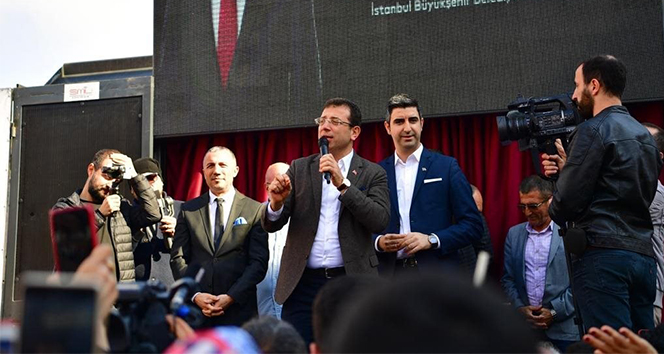 CHP’nin İstanbul adayı İmamoğlu, seçim turuna Çekmeköy’de devam etti