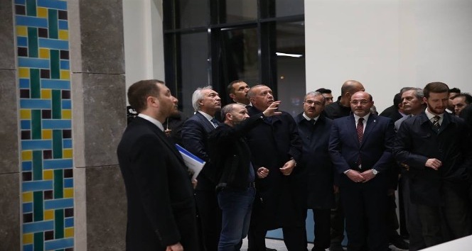 Cumhurbaşkanı Erdoğan Kütahya Belediyesini ziyaret etti