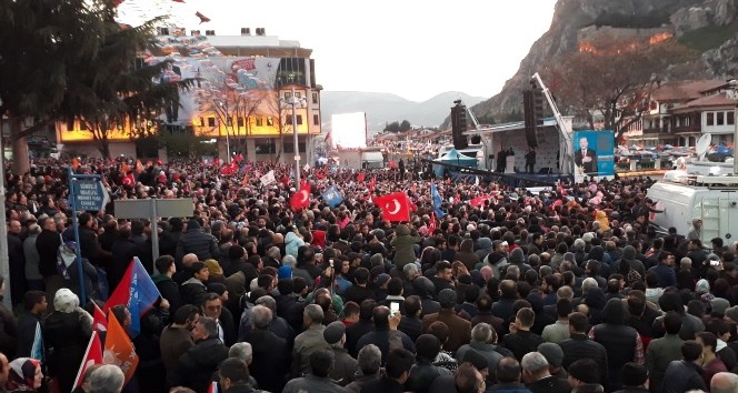 Cumhurbaşkanı Erdoğan, Amasya’da vatandaşlara seslendi
