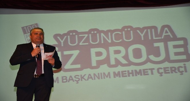 Başkan Çerçi’den Cumhuriyetin 100. yılına 100 proje