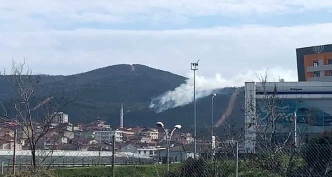 İstanbul Sultanbeyli’de Aydos Ormanı’nda henüz bilinmeyen bir sebeple yangın çıktı. İtfaiyenin olay yerindeki çalışmaları sürüyor.