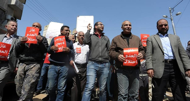 Ürdünlüler İsrail&#039;le doğalgaz anlaşmasını protesto etti