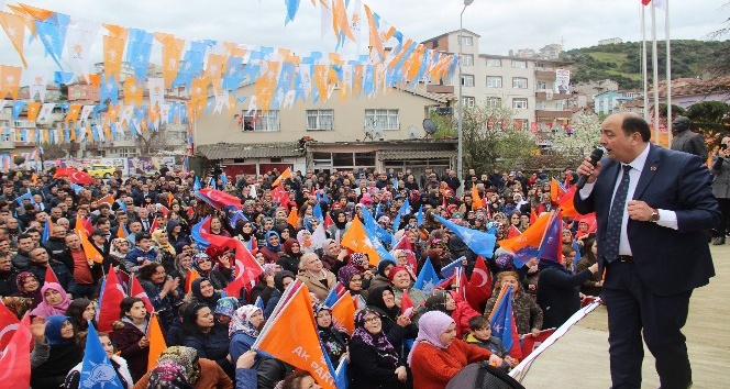 Başkan Demirtaş 2 bin kişi ile miting yaptı