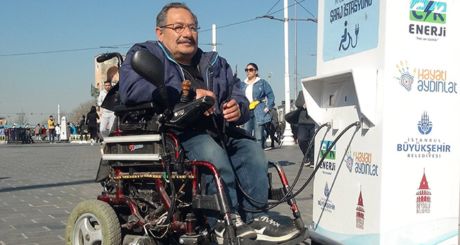 Taksim’de engelliler yine mağdur, üçüncü kez çaldılar