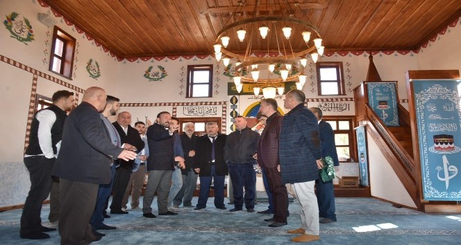 Başkan Doğan’dan tarihi camide inceleme