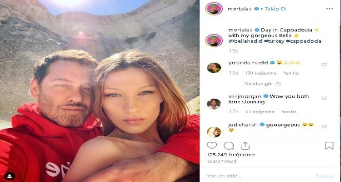 Bella Hadid’in Kapadokya’dan paylaştığı fotoğraflara beğeni yağıyor