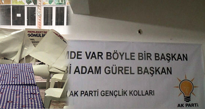 Kırklareli'de AK Parti Seçim Bürosuna silahlı saldırı