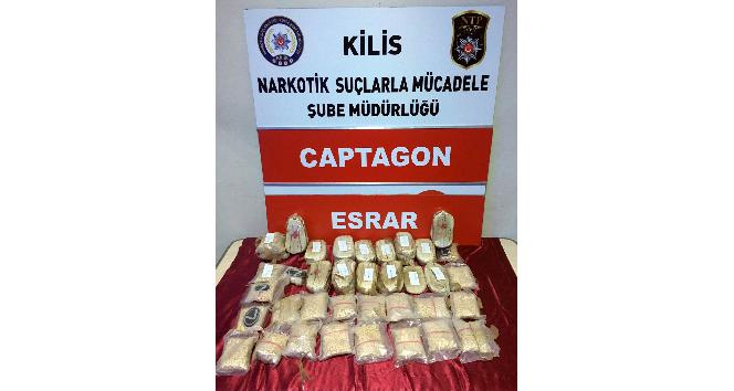 Kilis’te uyuşturucu operasyonu